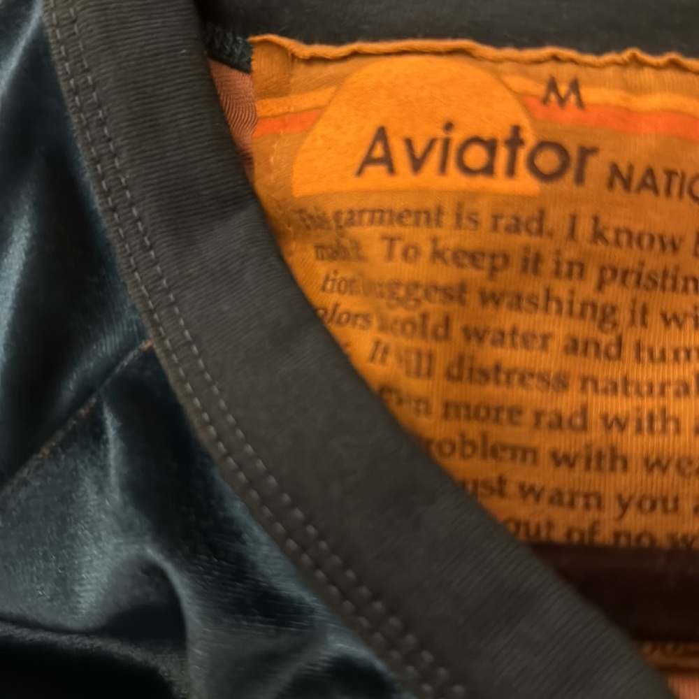 Aviator Nation celestial sun galaxy velvet crew size unisex M rare! - Picture 5 of 5